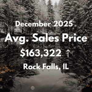 December 2025 Avg Sales Price $163,322 Rock Falls IL - eXp Realty, LLC Team Flannery