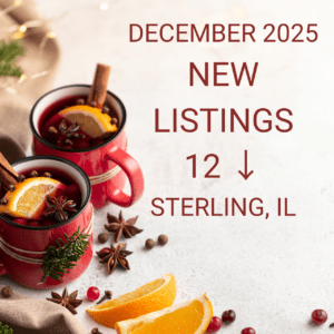 December 2025 Market Trends Report - New Listings 12 Sterling, IL 61046