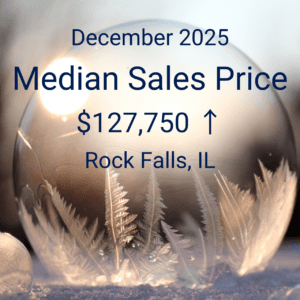 December 2025 Median Sales Price $127,750 Rock Falls IL